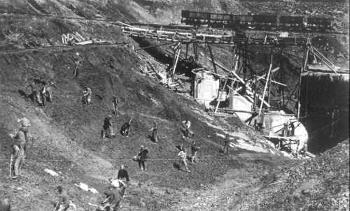 Bllick auf die Baustelle